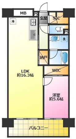 ニューガイア川崎NO,70の物件間取画像